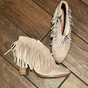 Ariat Fringed Ankle Boots